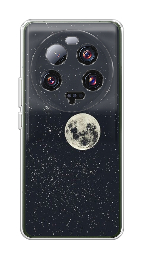 

Чехол на Xiaomi 13 ultra "Полнолуние", Бордовый, 318650-2