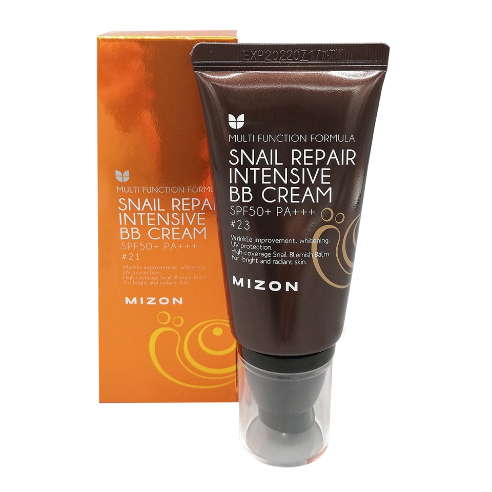 фото Mizon snail repair intensive bb cream spf50+ ра+++ #23 бб-крем 50мл