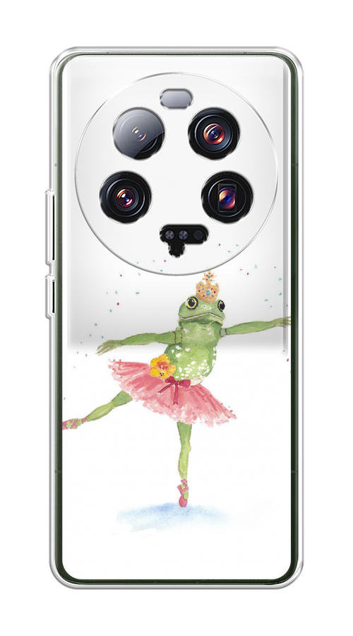 

Чехол на Xiaomi 13 ultra "Лягушка-балерина", Зеленый, 318650-4