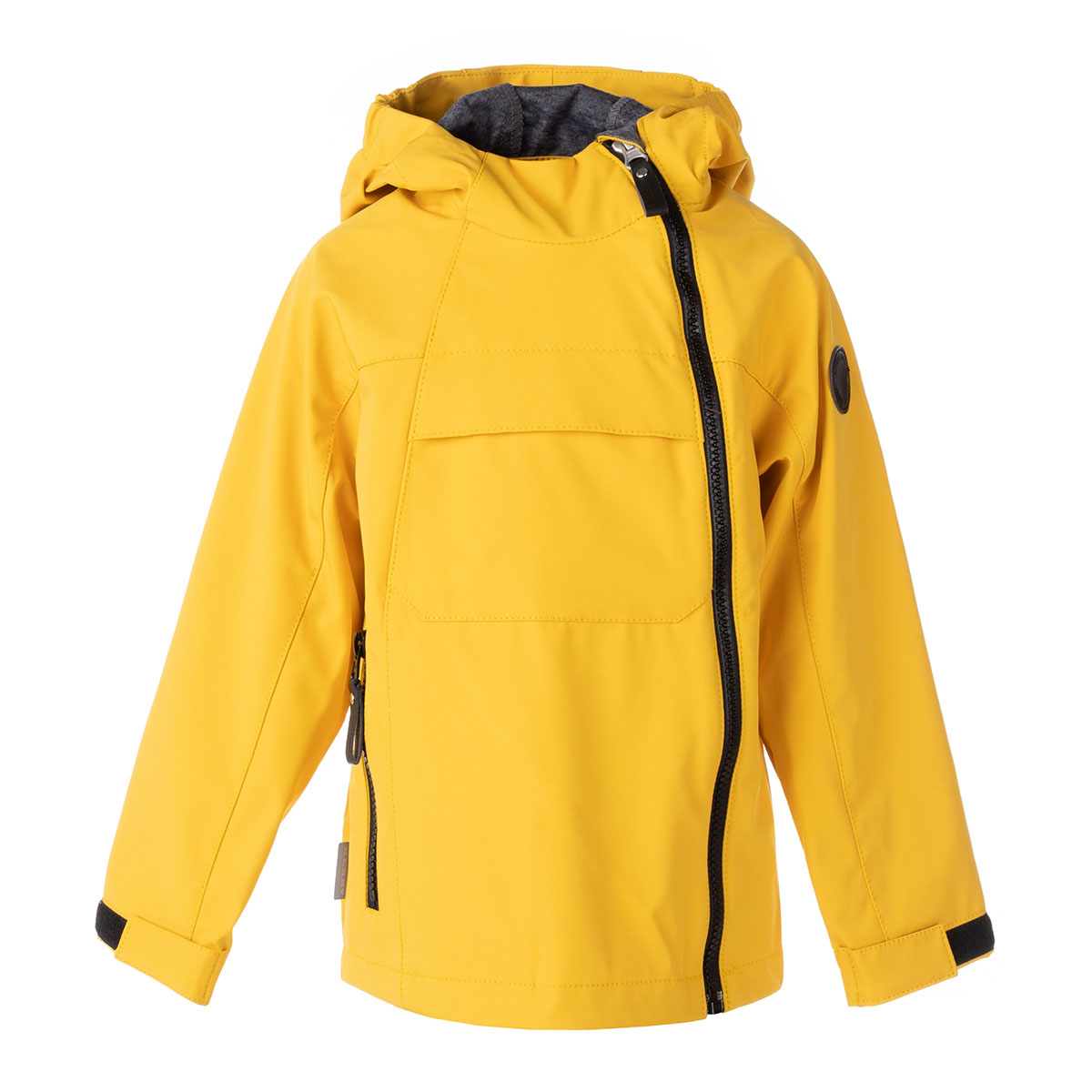Куртка Softshell для мальчиков JESPER K22032-109, Kerry, Размер 128, Цвет желтый удлиненная синяя куртка softshell bask