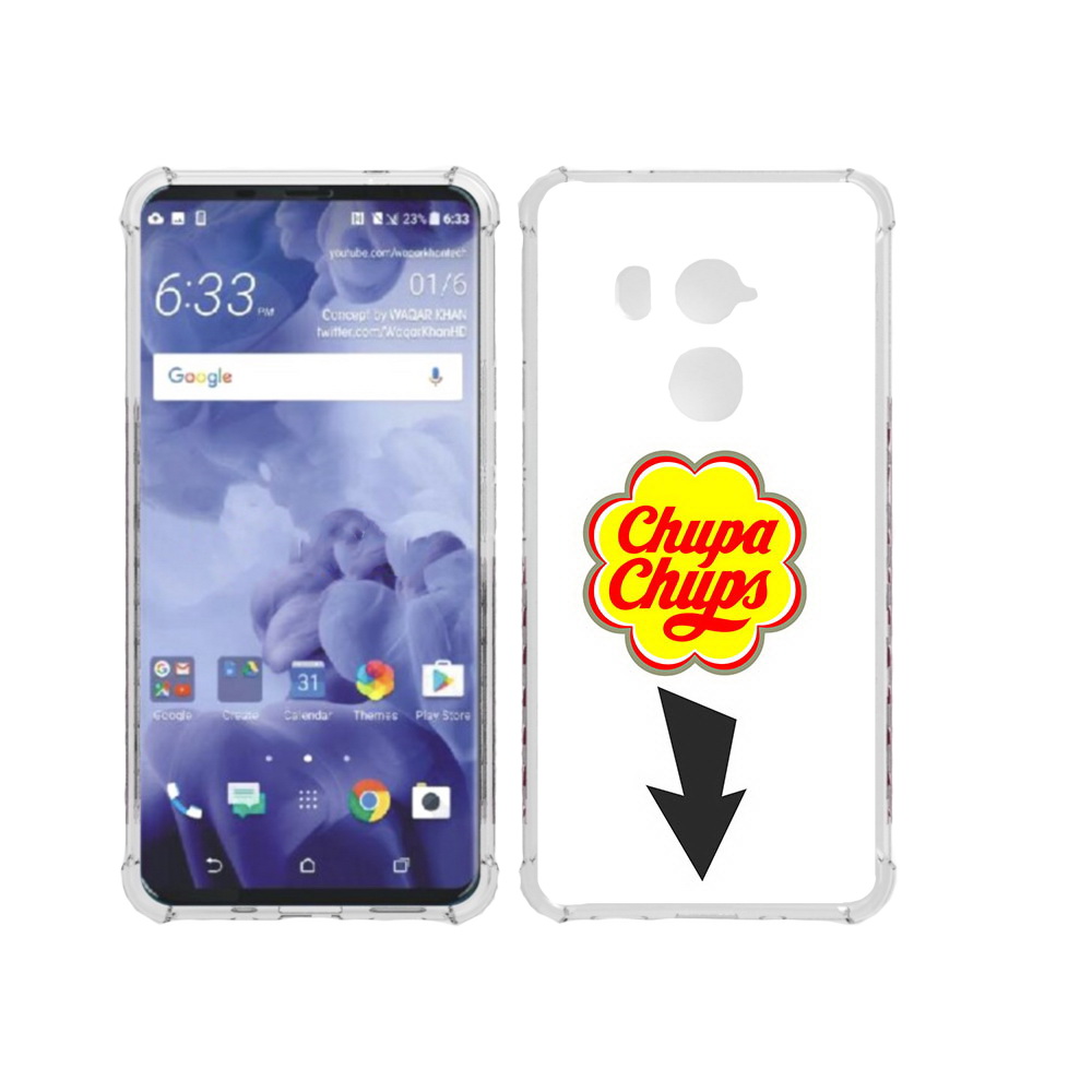 

Чехол MyPads Tocco для HTC U11 Plus чупа чупс, Прозрачный, Tocco