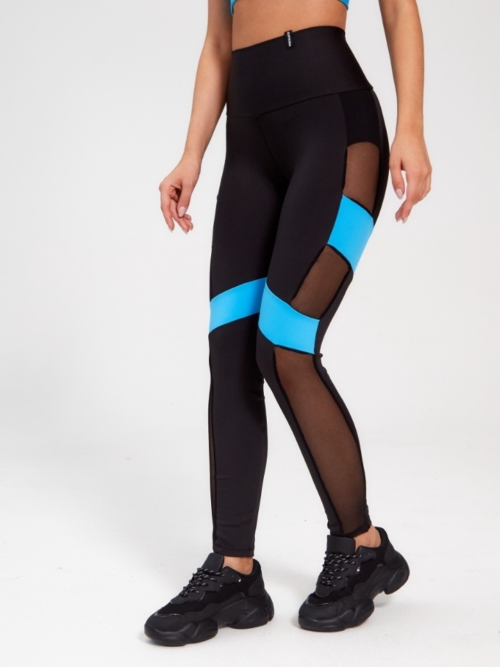 

Тайтсы женские Feel Fluo голубые S, Feel Fluo