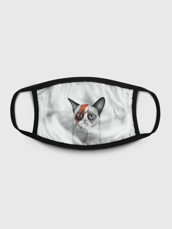 

Многоразовая маска унисекс Burnettie Grumpy Cat David Bowie, Разноцветный, Grumpy Cat David Bowie
