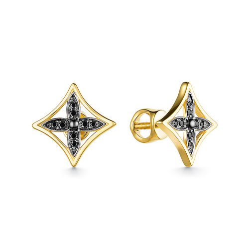 

Серьги из желтого золота Bellissima С2571-305, бриллиант, С2571-305