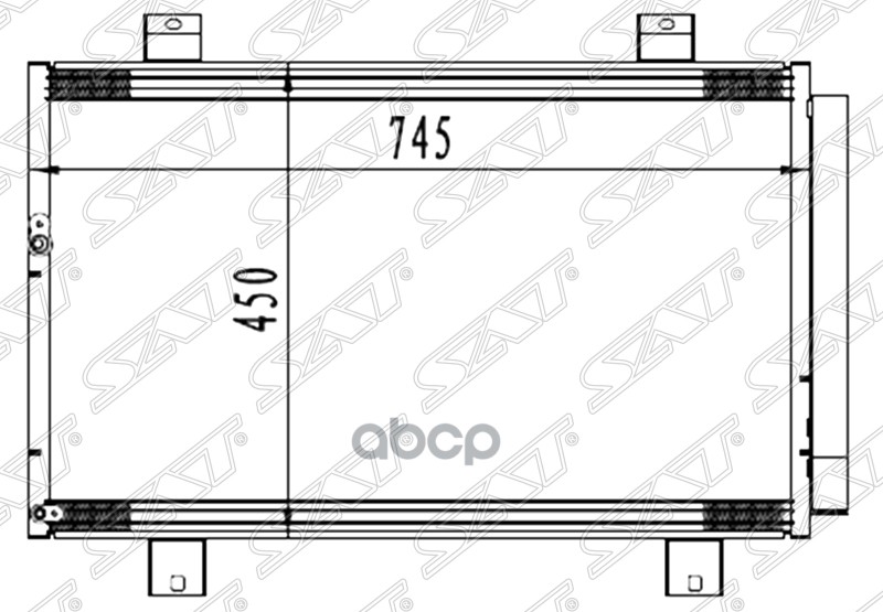 

Радиатор Кондиционера Toyota Highlander/Kluger 07-10 Sat арт. ST-TYG2-394-0