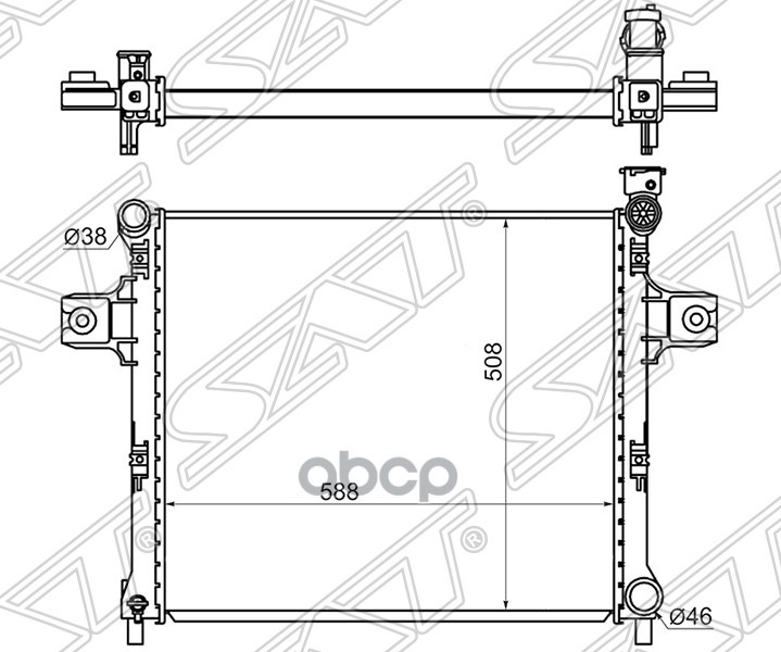 

Радиатор Jeep Grand Cherokee/Commander 3.7/4.7/5.7 05-11 Sat арт. JP0001-05