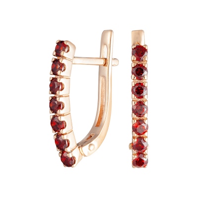 

Серьги из красного золота ALORIS Серьги 2232Г, гранат, Серьги 2232Г