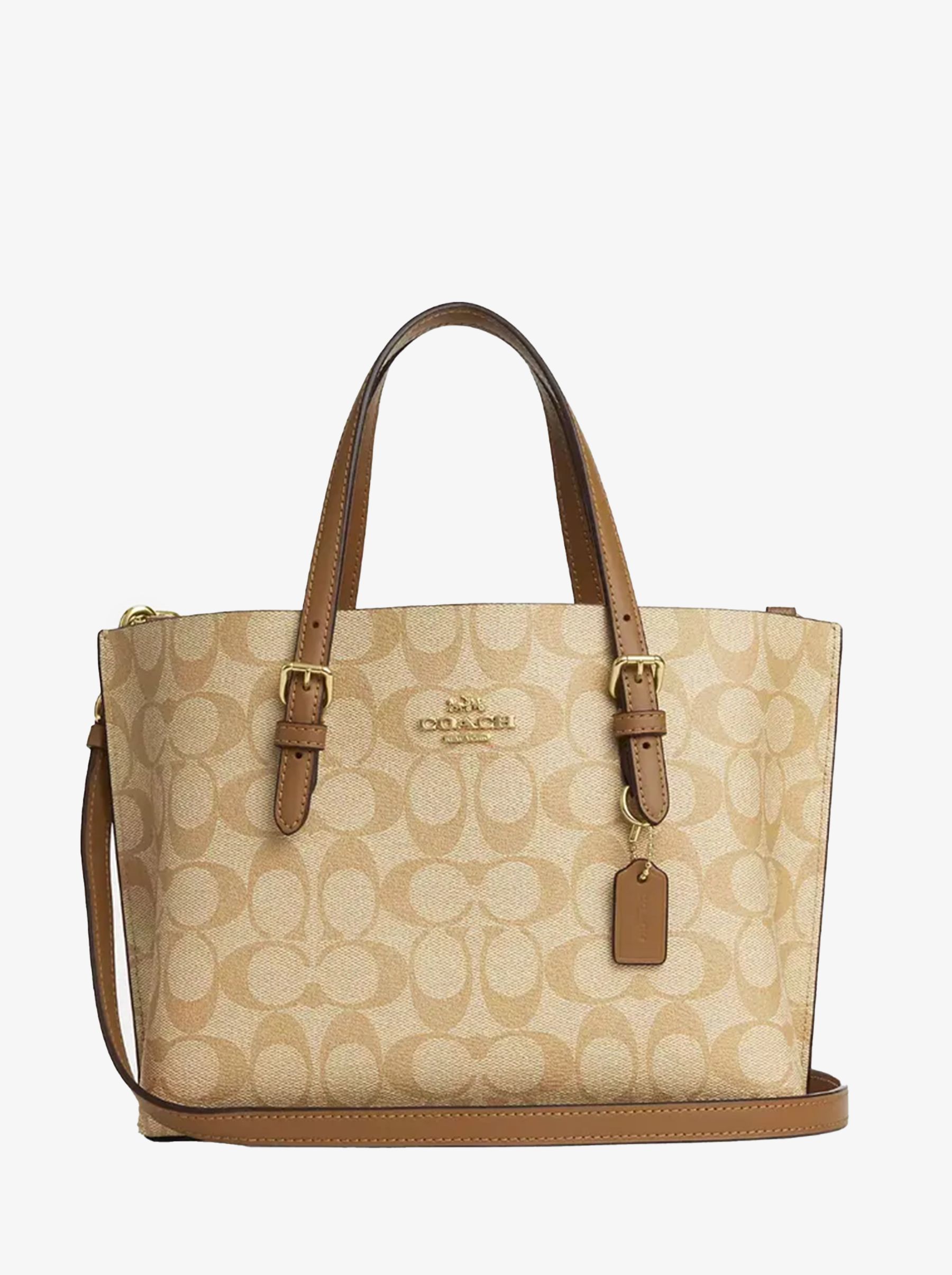 

Сумка женская Coach Mollie_CH0341 бежевая; коричневая, Бежевый, Mollie_CH0341
