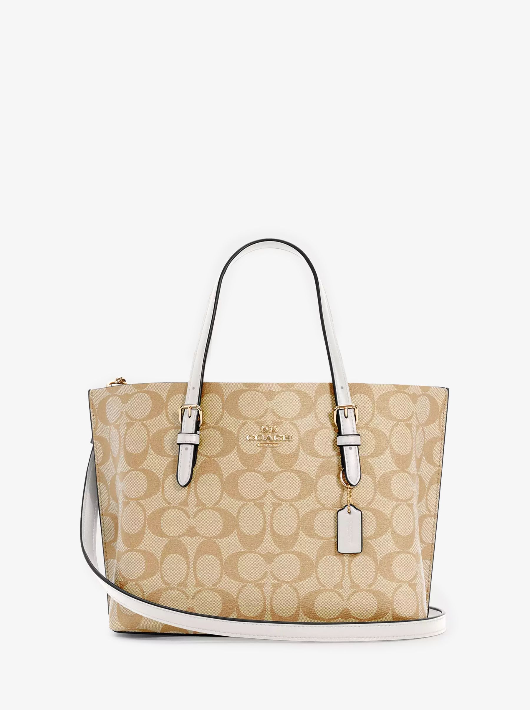 

Сумка женская Coach Mollie_CH0340 бежевая, Белый, Mollie_CH0340