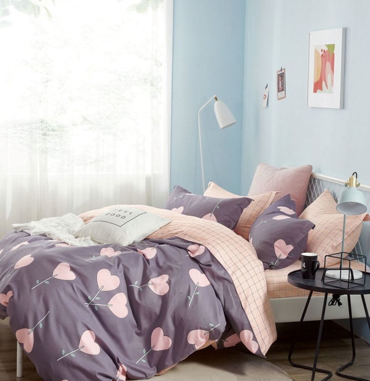 фото Комплект постельного белья ск-146-евро-70-160 ск-146-евро-70-160 joyarty розовые сны