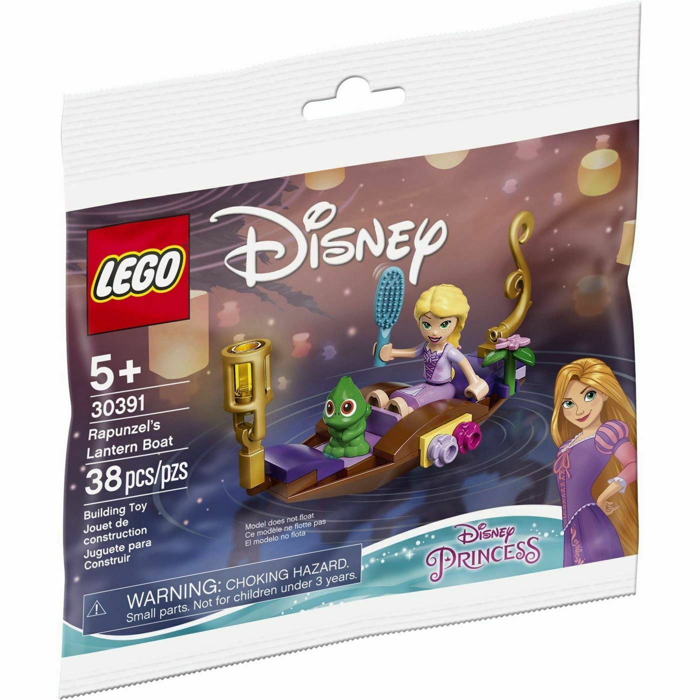 

Конструктор Lego 30391 Disney Princess Лодка Рапунцель 38 дет, Лодка Рапунцель