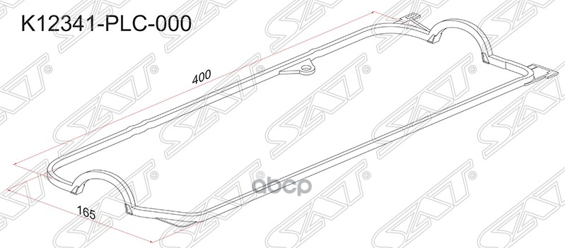 Прокладка Клапанной Крышки Ho D15b, D17a, Civic Es1 Sat арт. K12341-PLC-000