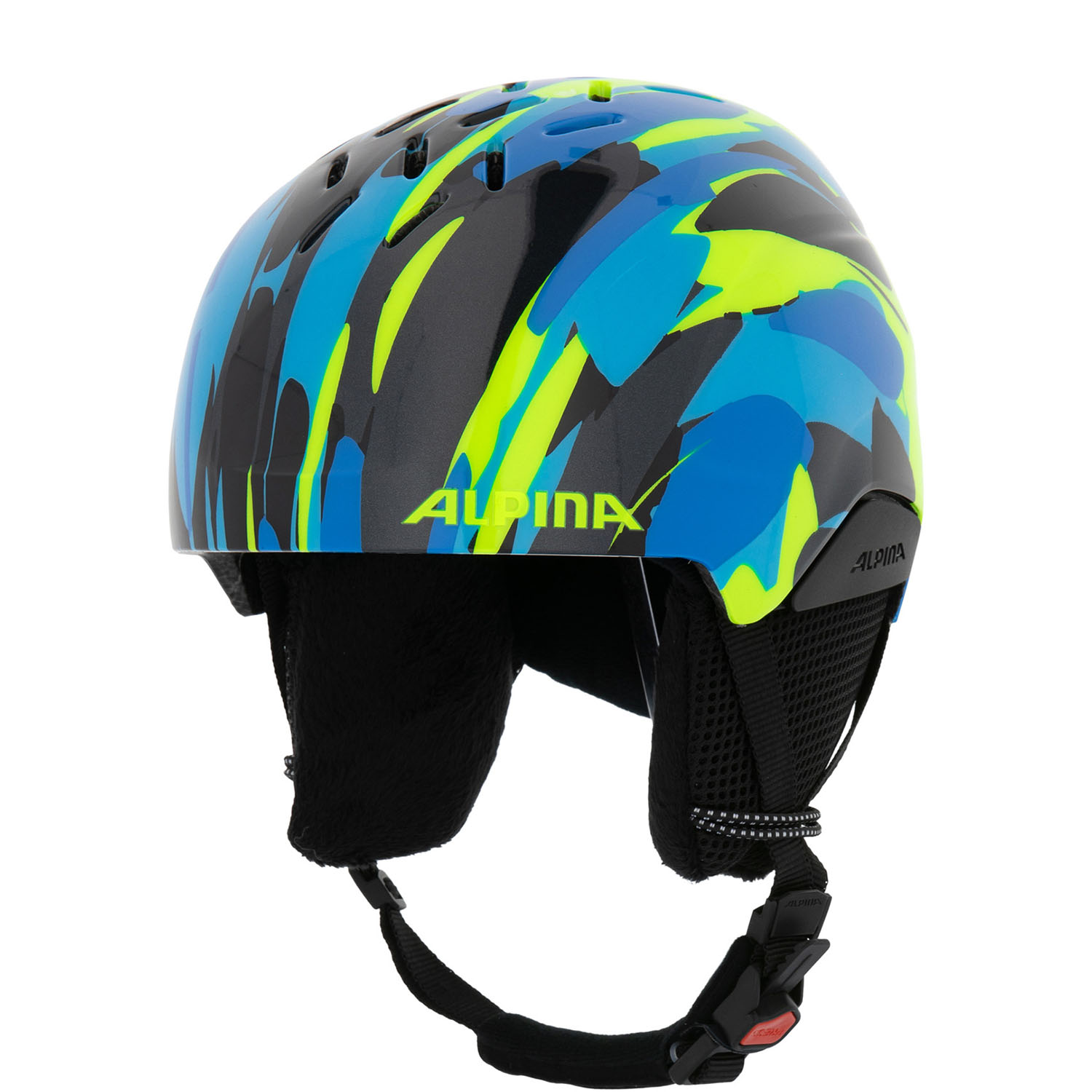 

Шлем детский ALPINA Pizi Neon-Blue Green Gloss (см:51-55), Синий;зеленый, Pizi