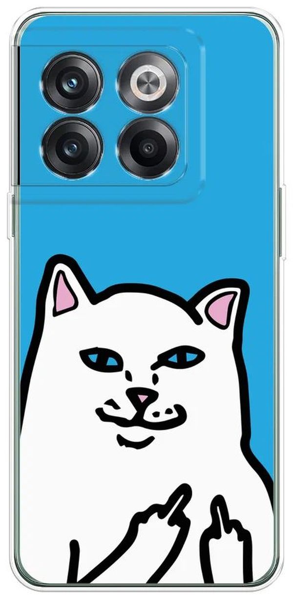 

Чехол Awog на OnePlus Ace Pro / ВанПлас Ace Pro "Кот жесть", Разноцветный, 153350-9
