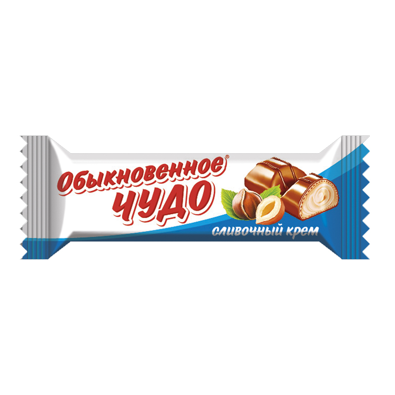 

Конфеты вафельные Славянка Обыкновенное чудо Сливочный крем