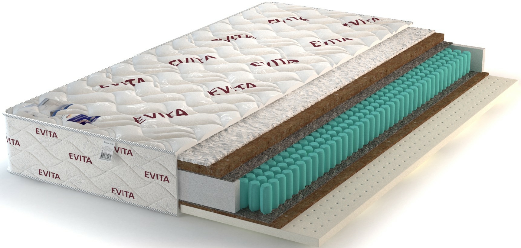 

Матрас Evita Synergy Plus 90x195, Белый, Synergy Plus