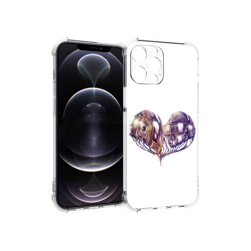 

Чехол MyPads Tocco для Apple iPhone 12 Pro Max сердце абстракция (PT157374.616.596), Прозрачный, Tocco