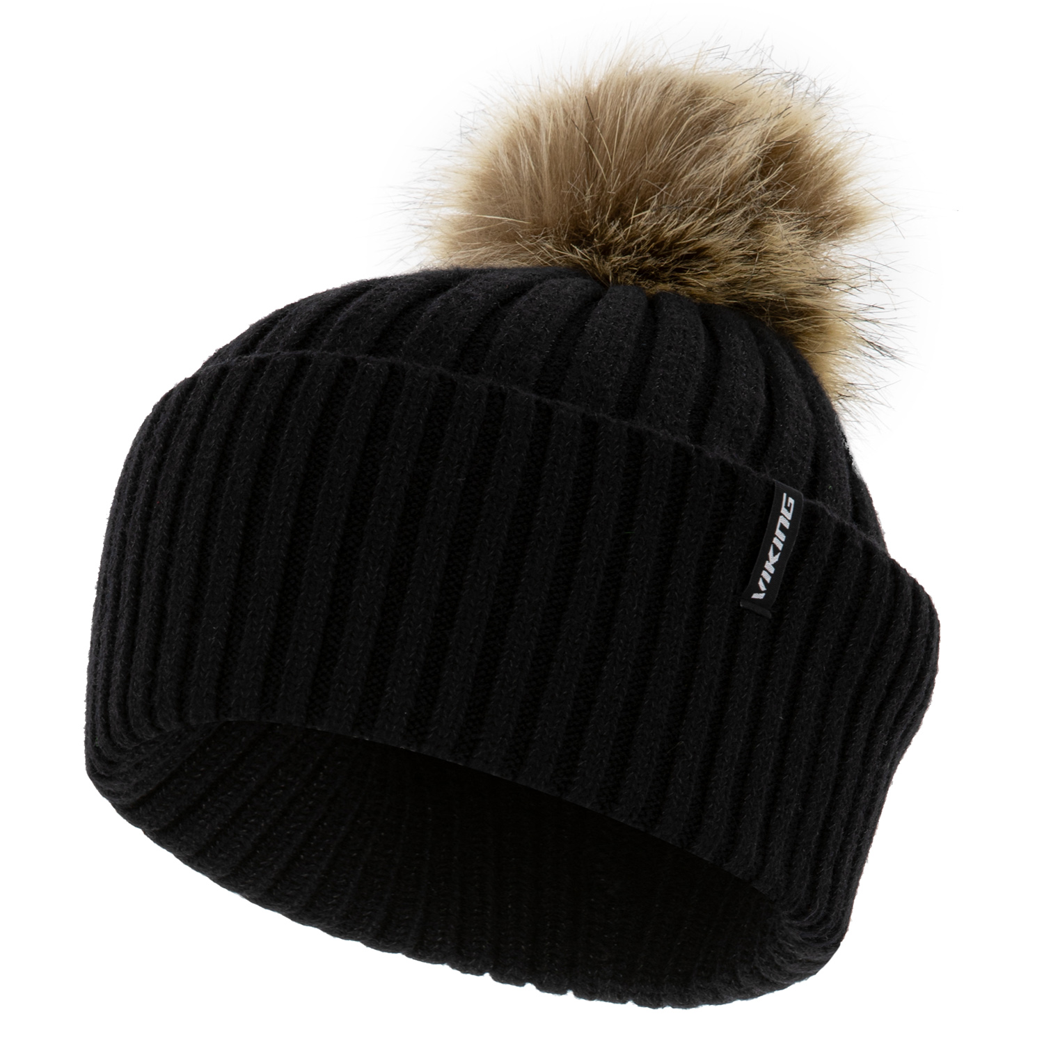 

Шапка VIKING Hana Pompon Life Style Black (US:б/р), Черный, Hana pompon life style