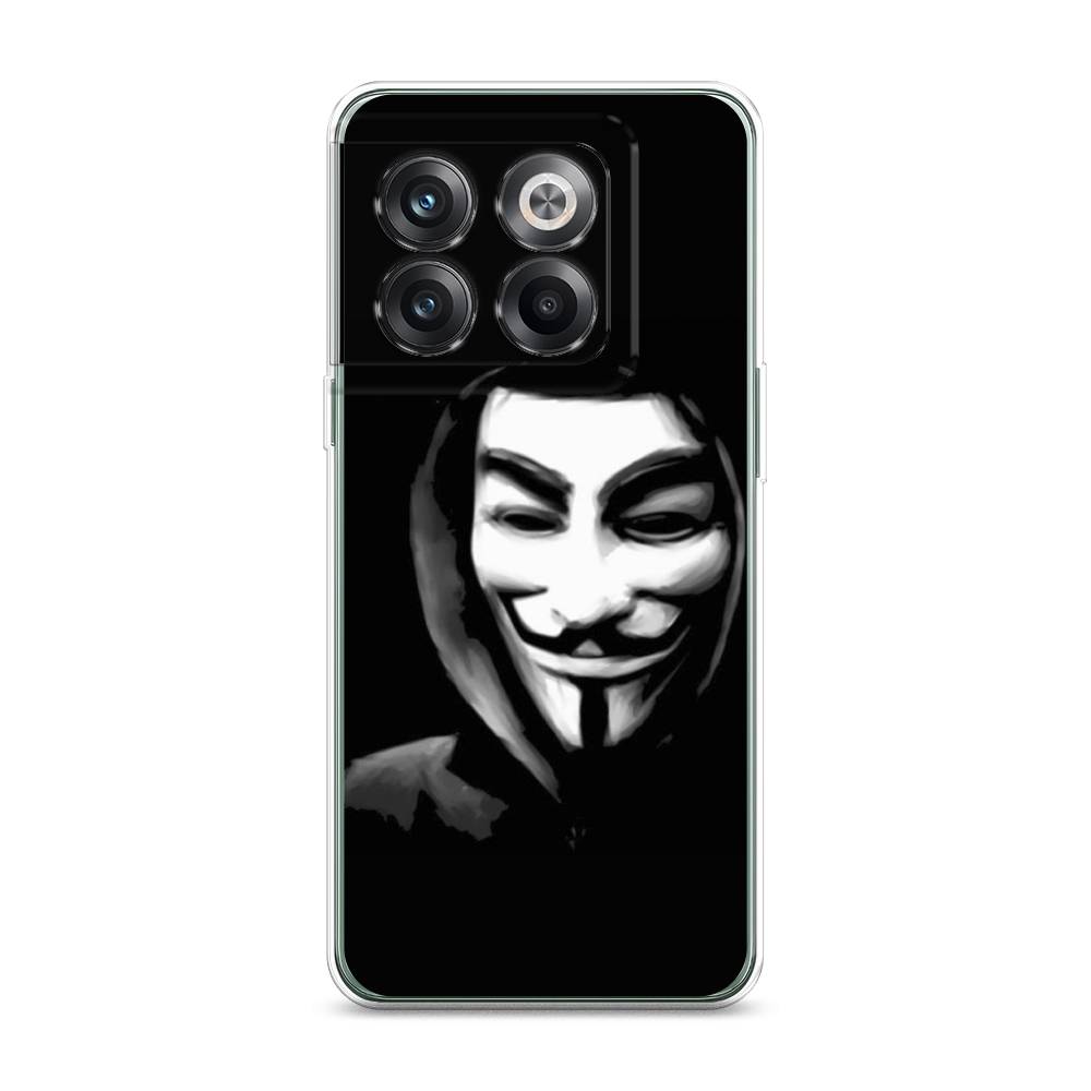 

Чехол Awog на OnePlus Ace Pro / ВанПлас Ace Pro "Анонимус", Белый;черный, 153350-5