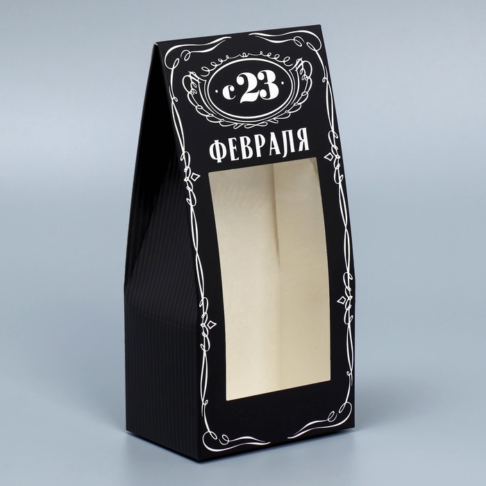 

Коробка складная «Крутой мужик», 9 х 19 х 6 см, Подарочная упаковка 23 февраля
