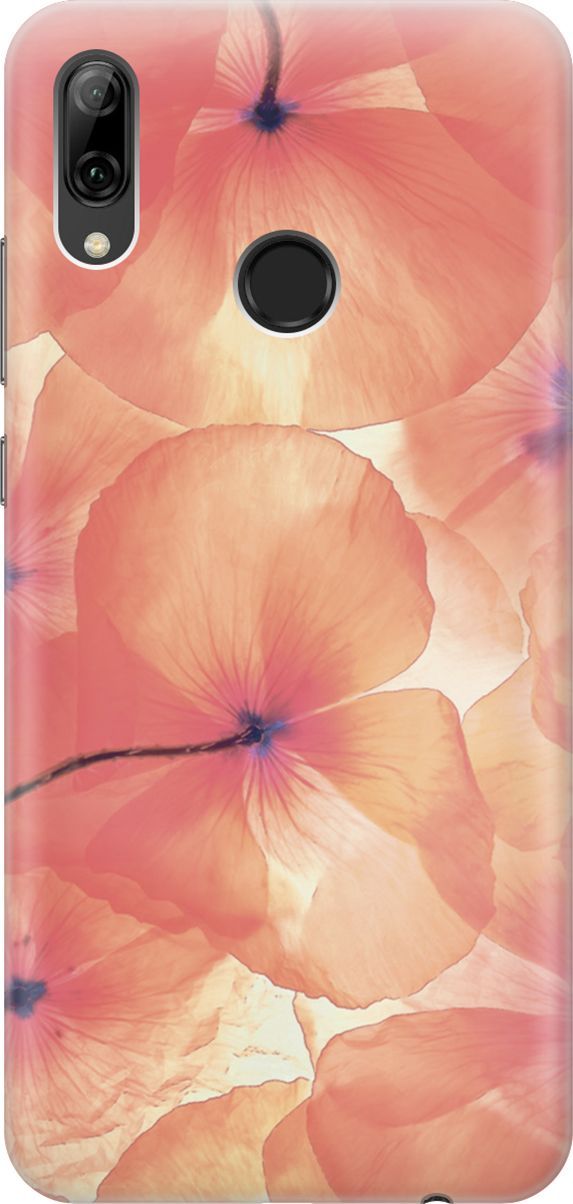 

Чехол на Honor 10 Lite/Huawei P Smart (2019) "Солнечные цветы", Бежевый;оранжевый, 4473