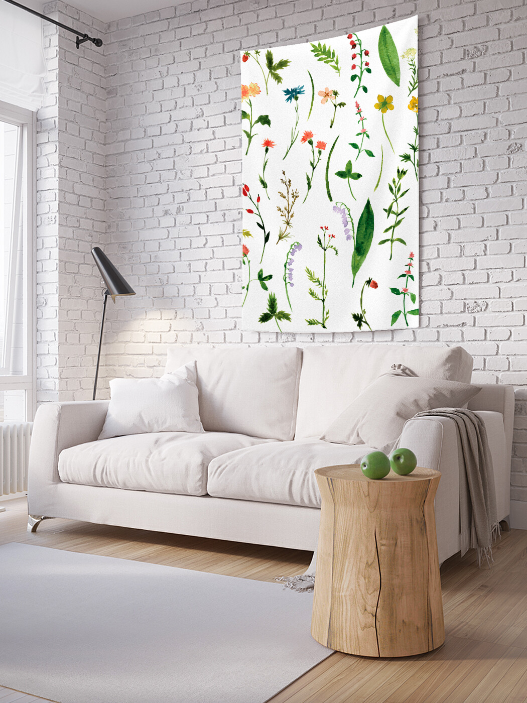 

Вертикальное фотопанно JoyArty Редкие цветы, из ткани, 150х200 см