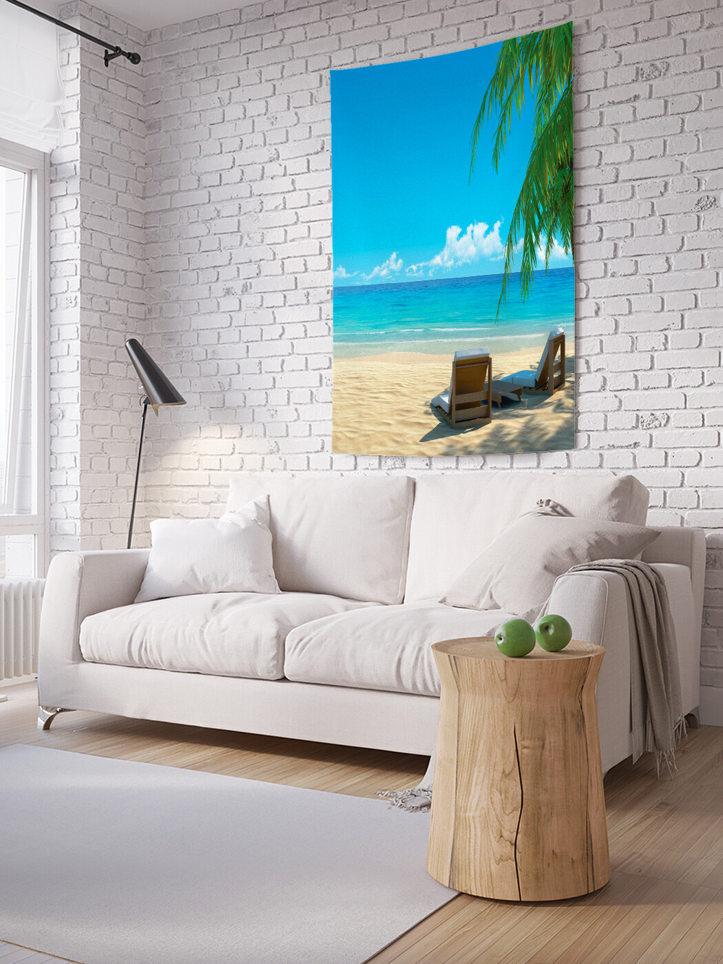 

Вертикальное фотопанно JoyArty Отпуск мечты, из ткани, 100х150 см