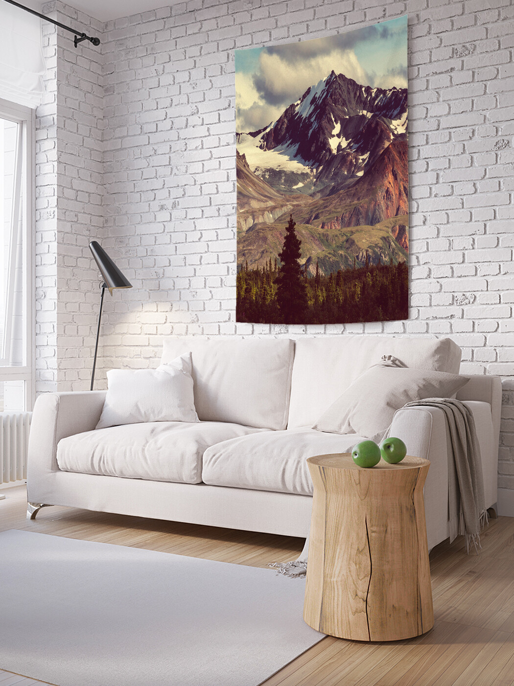 

Вертикальное фотопанно JoyArty Опасные горы, из ткани, 100х150 см