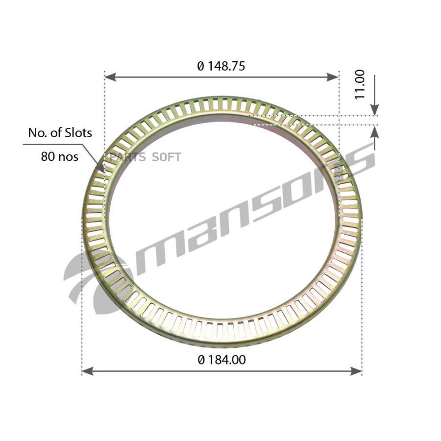 Кольцо Abs Mansons арт. 600.171