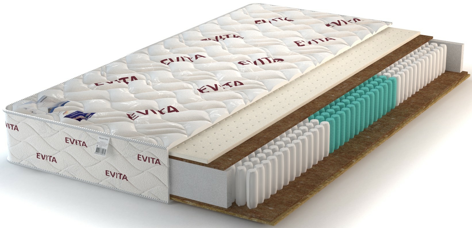 

Матрас Evita Splendid 90x195, Белый, Splendid