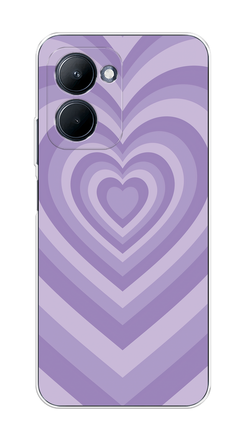 

Чехол на Realme C33 "Violet heart latte", Фиолетовый, 2511350-1
