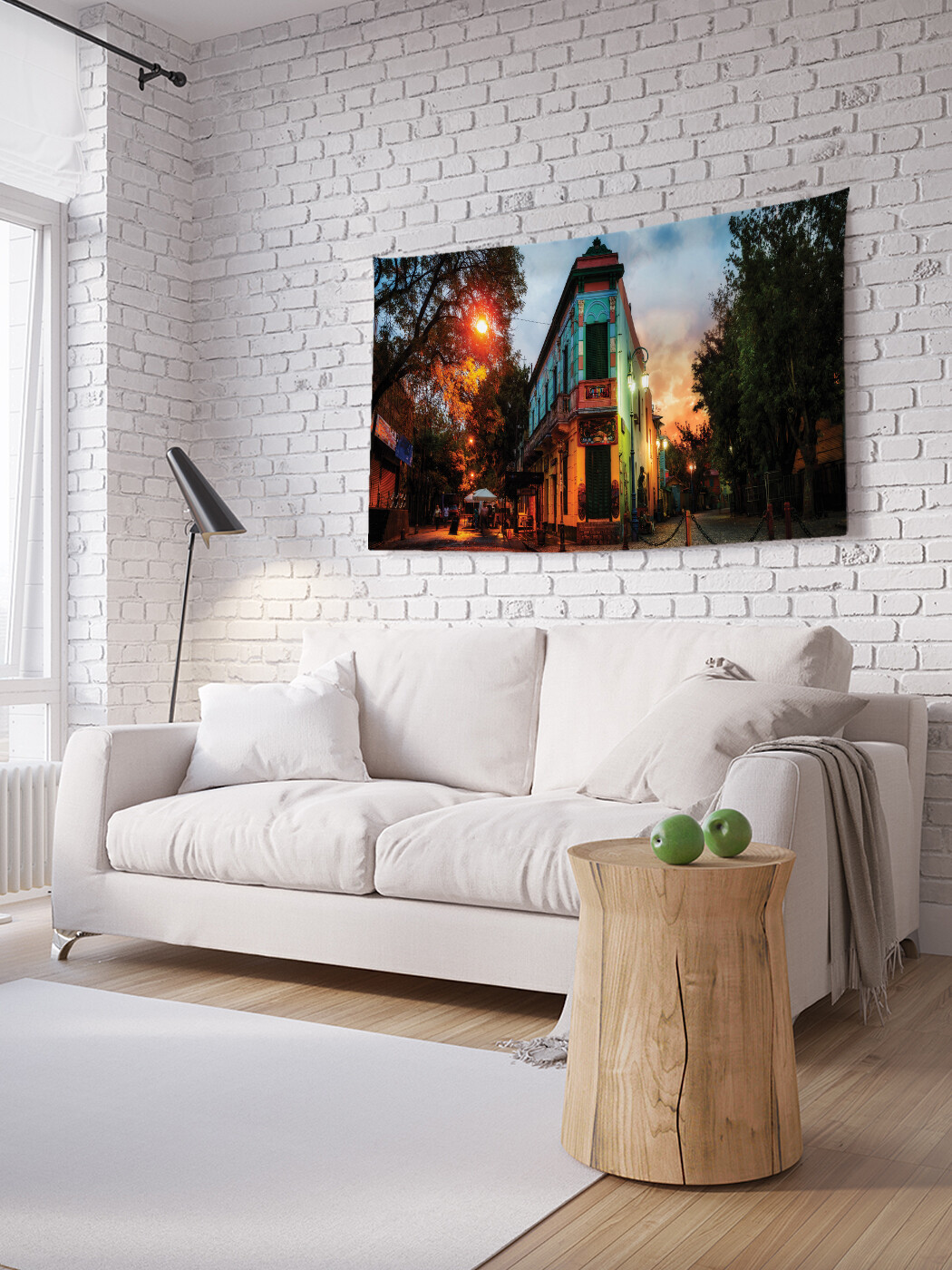 

Горизонтальное фотопанно JoyArty Угловой дом, из ткани, 100х150 см