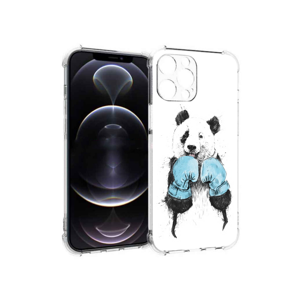 

Чехол MyPads Tocco для Apple iPhone 12 Pro Max панда боксер (PT157374.616.531), Прозрачный, Tocco