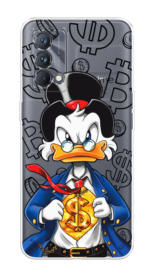 

Чехол на Realme GT Master Edition "Scrooge Goldman", Черный;белый;синий, 2510450-1