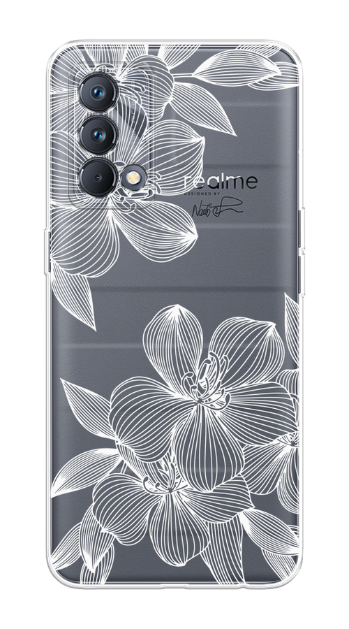 

Чехол на Realme GT Master Edition "Крокус", Белый;прозрачный, 2510450-1