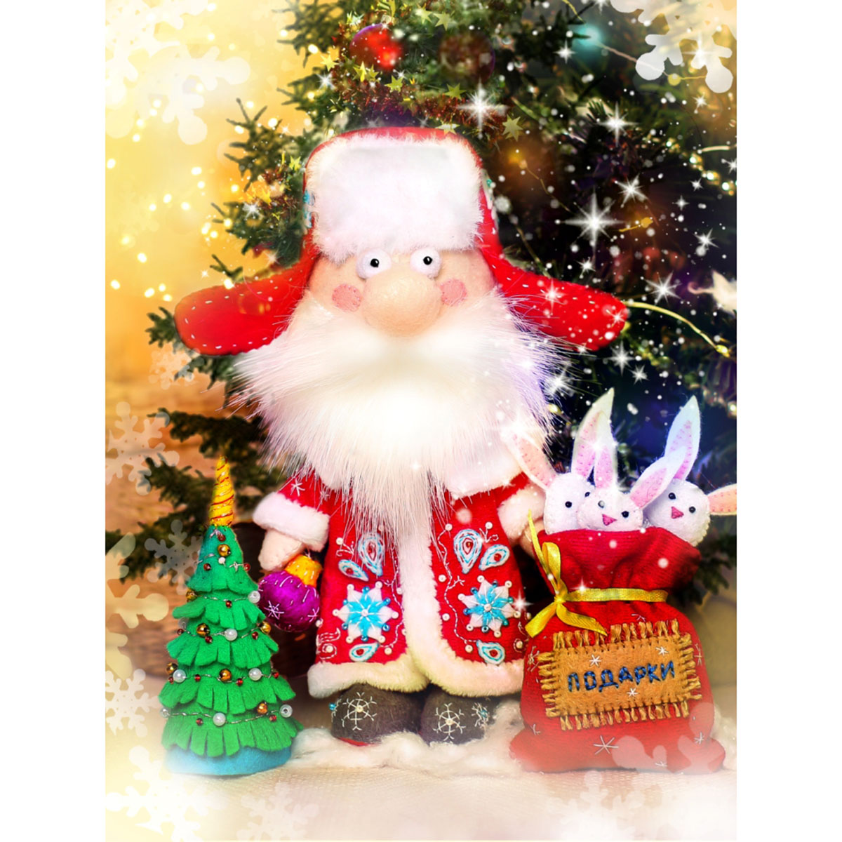 Набор для изготовления игрушки Перловка Морозко ПЛДК1472