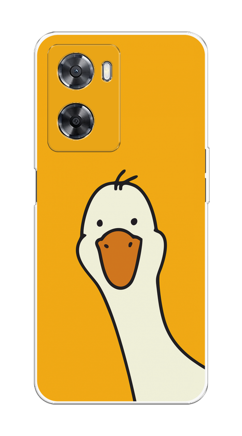 

Чехол на Oppo A57 4G/A77 4G/A77s 4G/A57s "Утка на желтом фоне", Желтый;красный, 2510350-1