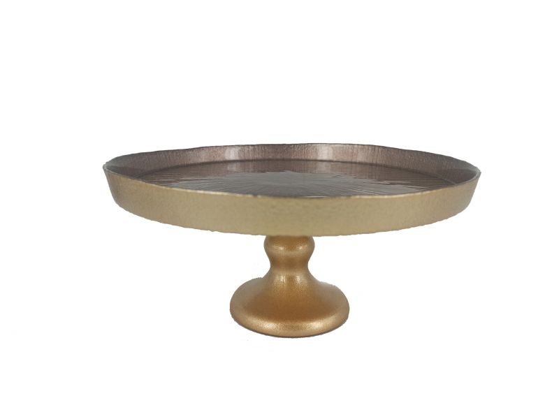 

Тарелка АКСАМ "Viсtoria Marrone" (16578A/B) 21 см C Бортом на ножке, Viсtoria Marrone