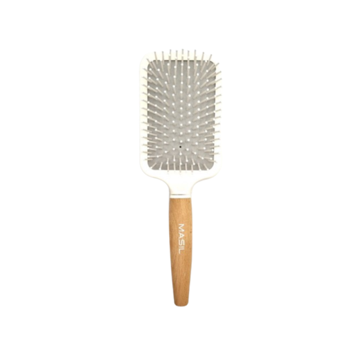 Расческа деревянная для головы Masil Wooden paddle brush 186 г расческа деревянная я люблю усы тип 2