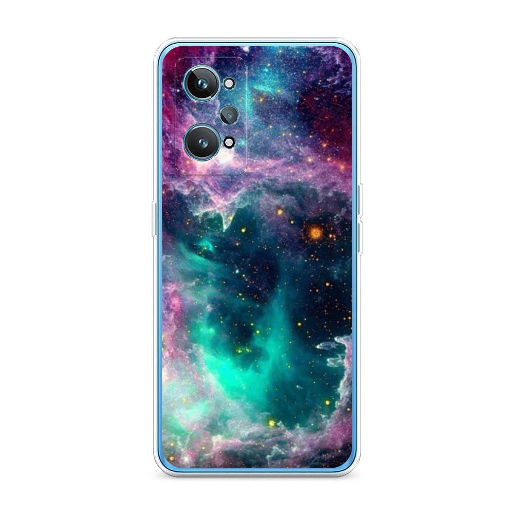 

Чехол на Realme GT 2 "Звездные облака", Розовый;бежевый, 258550-2