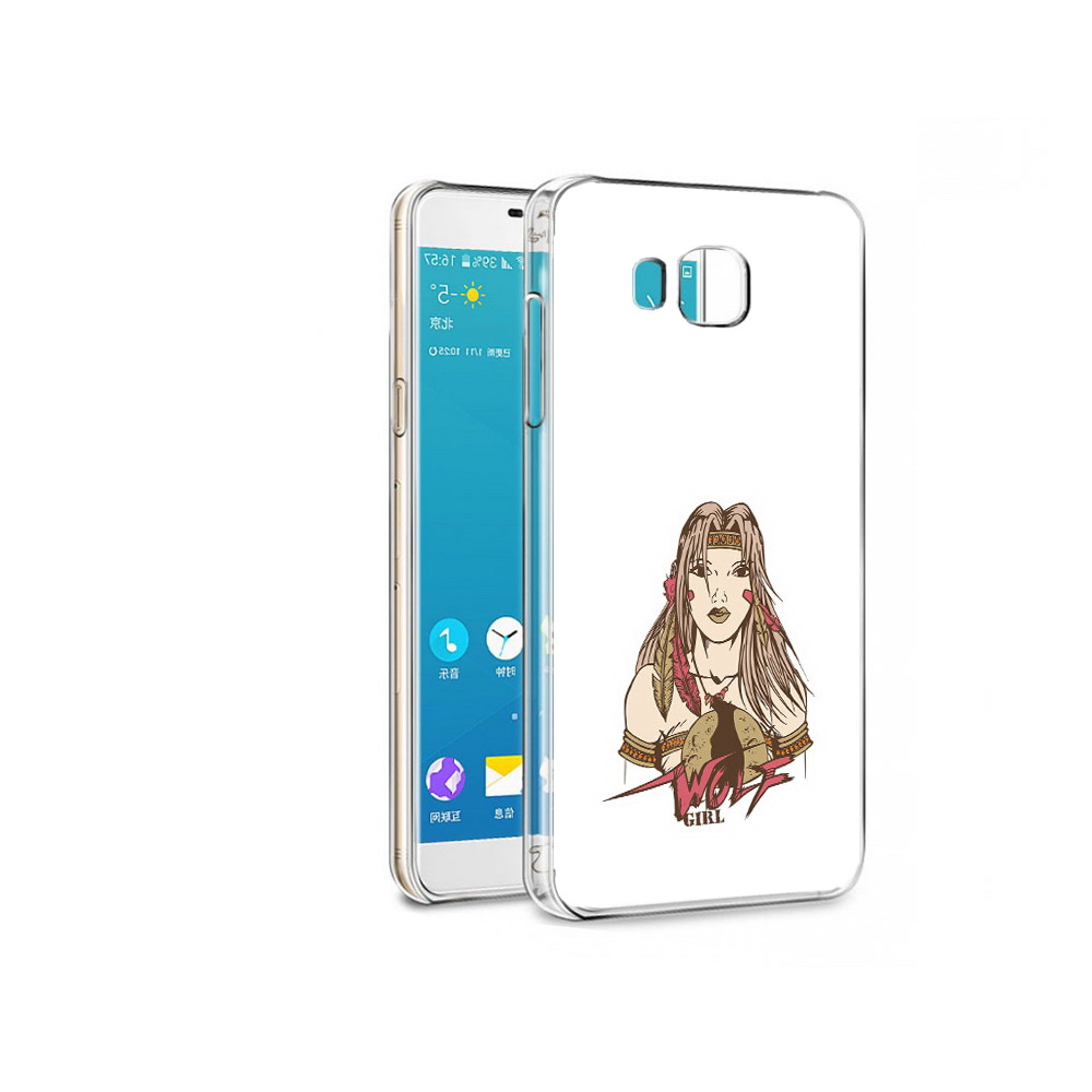 

Чехол MyPads Tocco для Samsung Galaxy C7 Pro девушка волк (PT74619.550.306), Прозрачный, Tocco