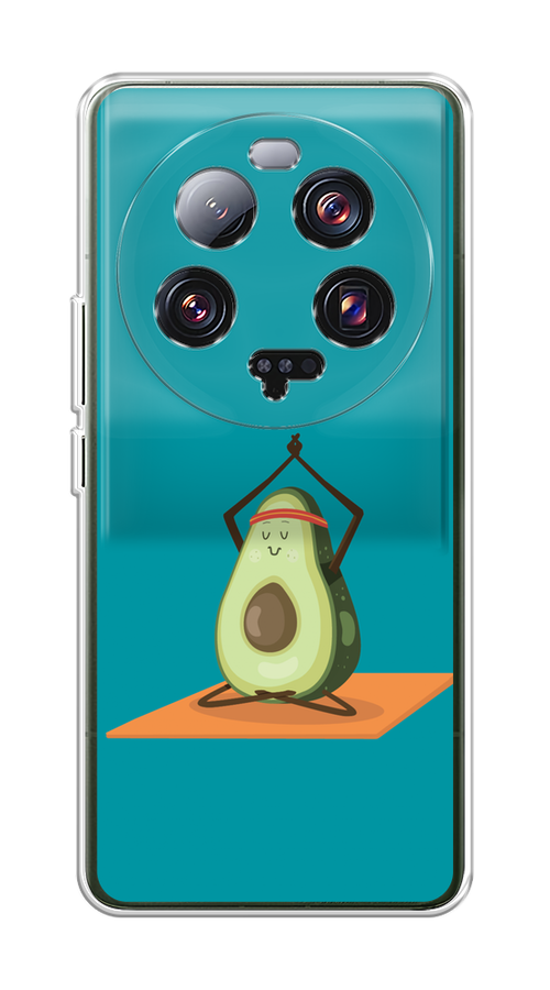 

Чехол на Xiaomi 13 ultra "Расслабься с авокадо", Бирюзовый, 318650-6