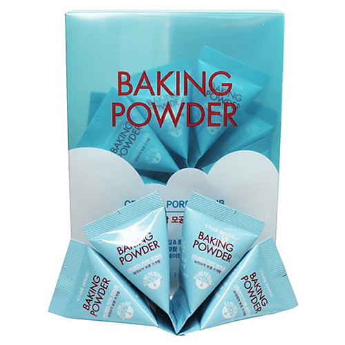 фото Etude скраб для лица с содой в пирамидках - baking powder crunch pore scrub, 24шт