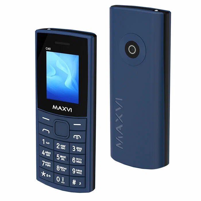 

Сотовый телефон Maxvi C40 blue, C40