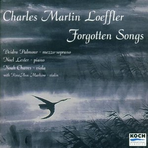 Loeffler, 'Forgotten Songs': 15 Titles. (Deidra Palmour, mezzo-soprano. Noel Lester
