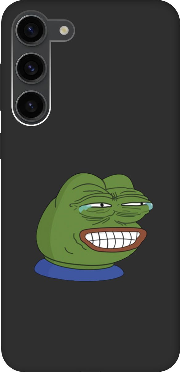 

Чехол на Samsung Galaxy S23+ с 3D принтом "Pepe the Frog" черный, Черный;зеленый, 158391