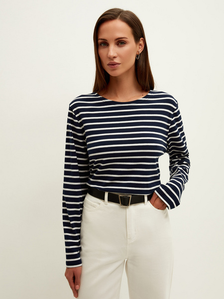 

Лонгслив женский ZARINA 2368510451 синий XS, 2368510451