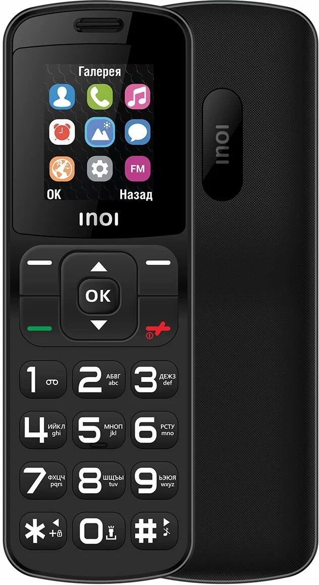 

Сотовый телефон INOI 104 Black, 104