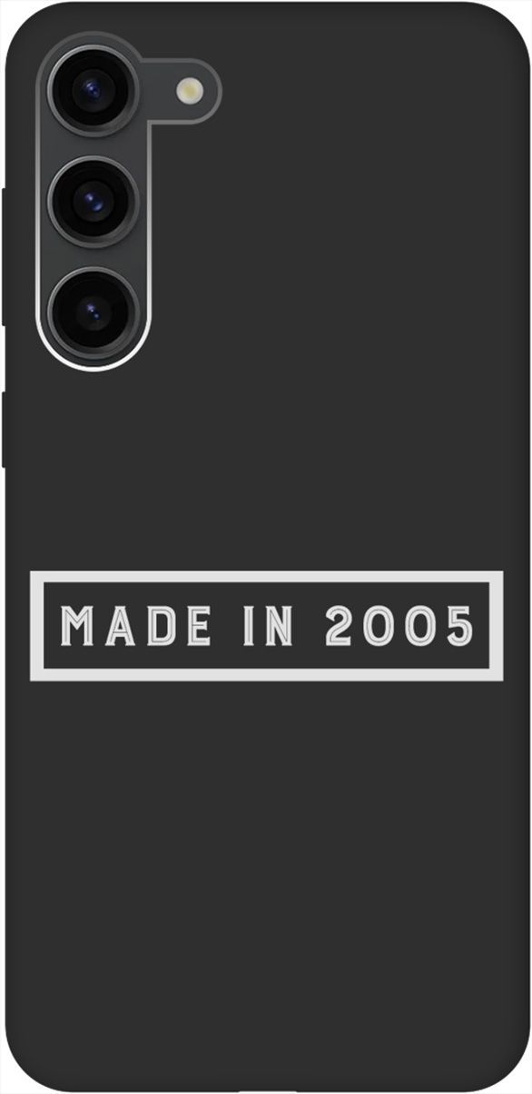 

Чехол на Samsung Galaxy S23+ с 3D принтом "2005 W" черный, Черный;белый, 158391