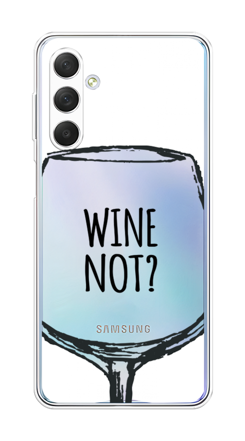 

Чехол на Samsung Galaxy M54 "Wine not white", Белый, 2108250-6